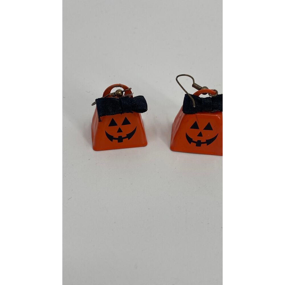 Pumpkin Bell Earrings - Picture 2 of 4